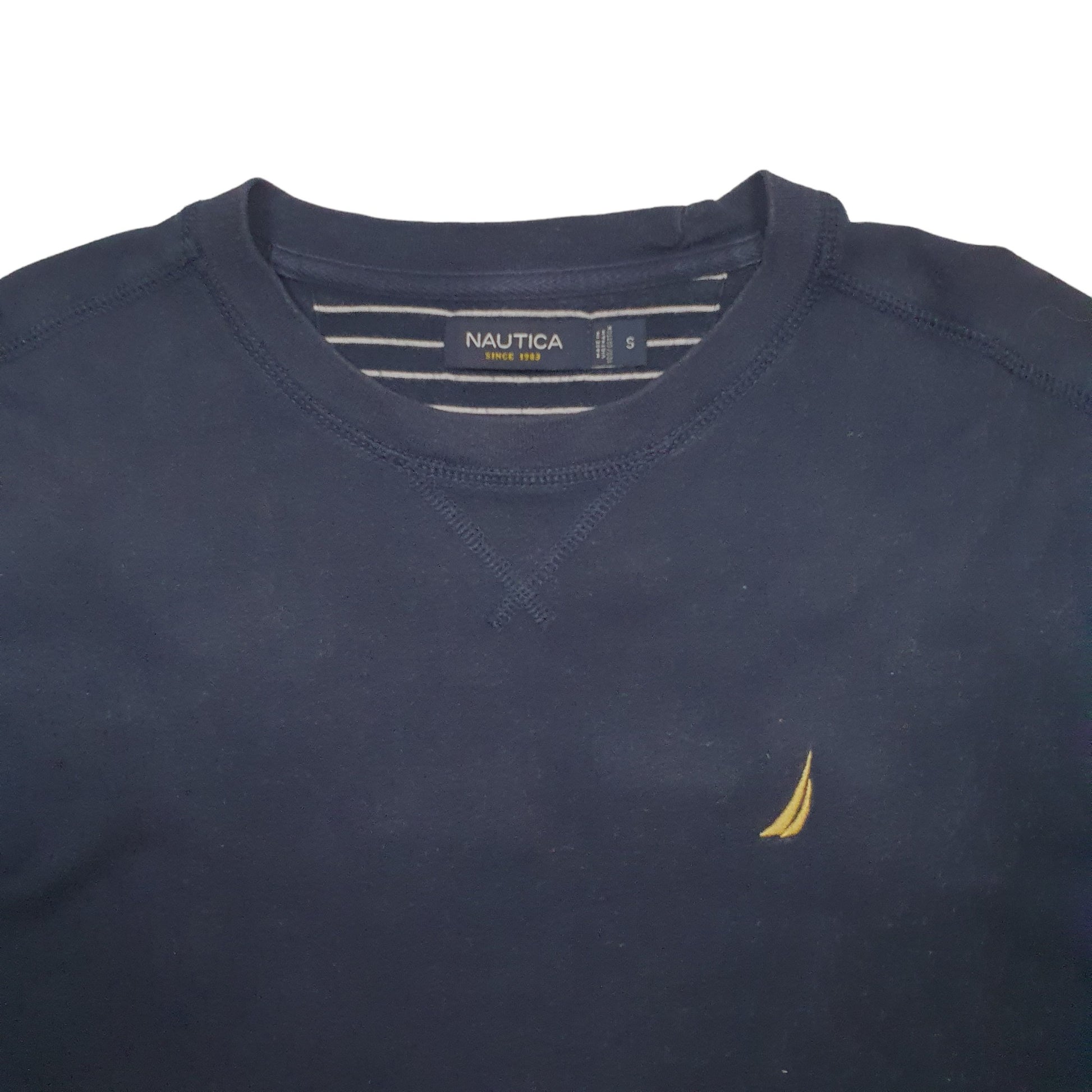 Mens Navy Nautica  Crewneck Jumper