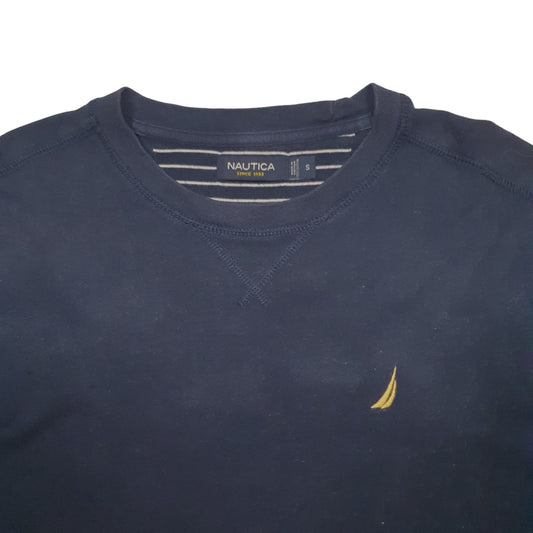 Mens Navy Nautica  Crewneck Jumper