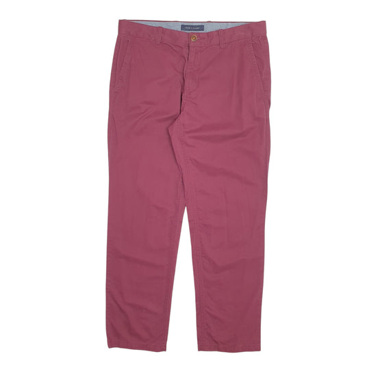 Mens Burgundy Tommy Hilfiger  Chino Trousers