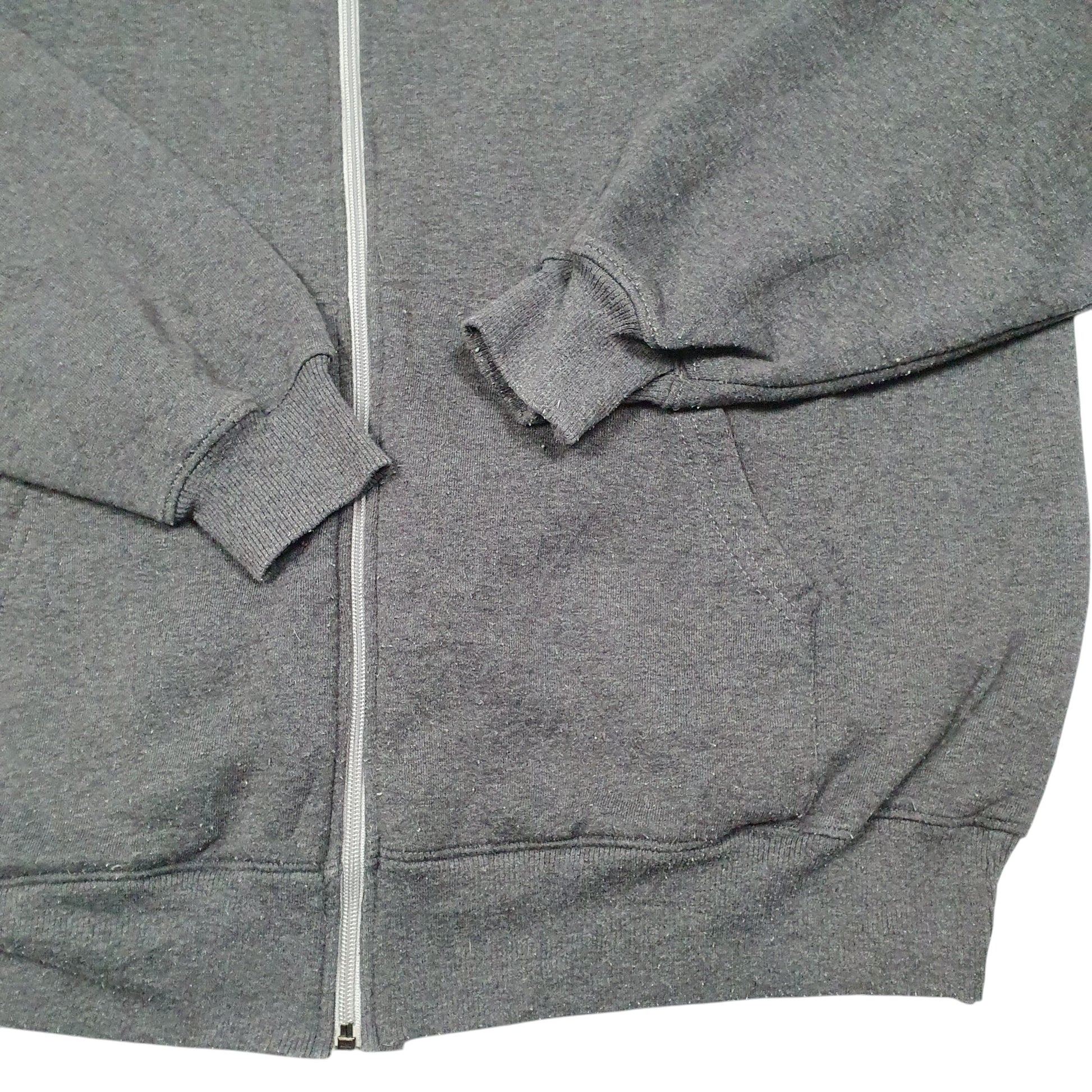Mens Grey Champion Hoodie Full Zip Jumper