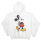 Mens White Disney Mickey Mouse Hoodie Jumper