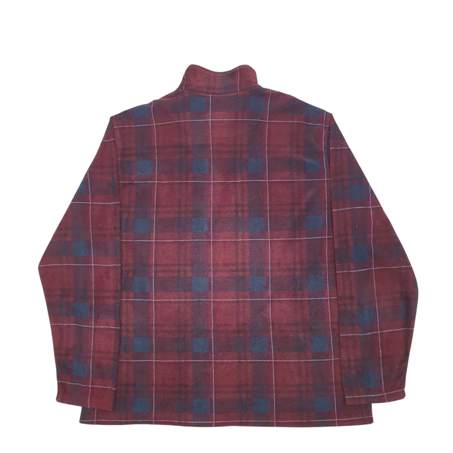 Mens Burgundy Chisholm Trial  Quarter Zip Jumper