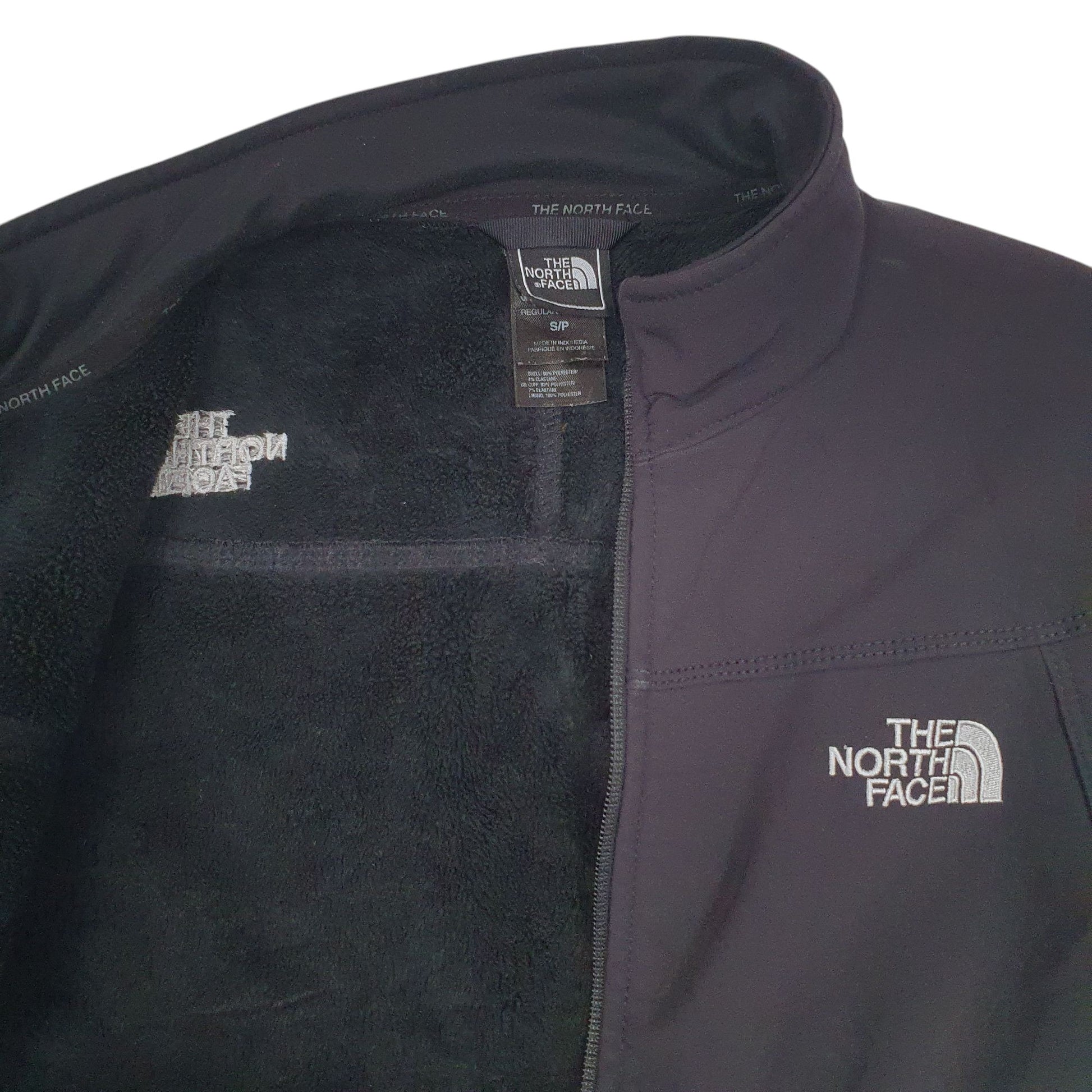 Mens Black The North Face TNF Apex Fleece Lined  Coat