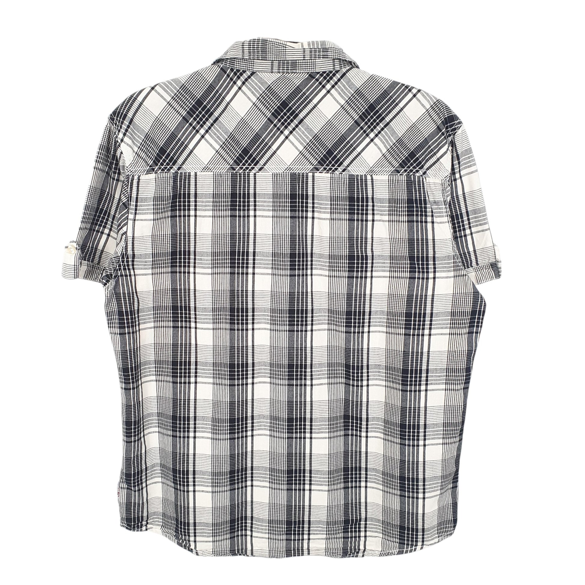 Mens White Lee Cooper  Short Sleeve Shirt