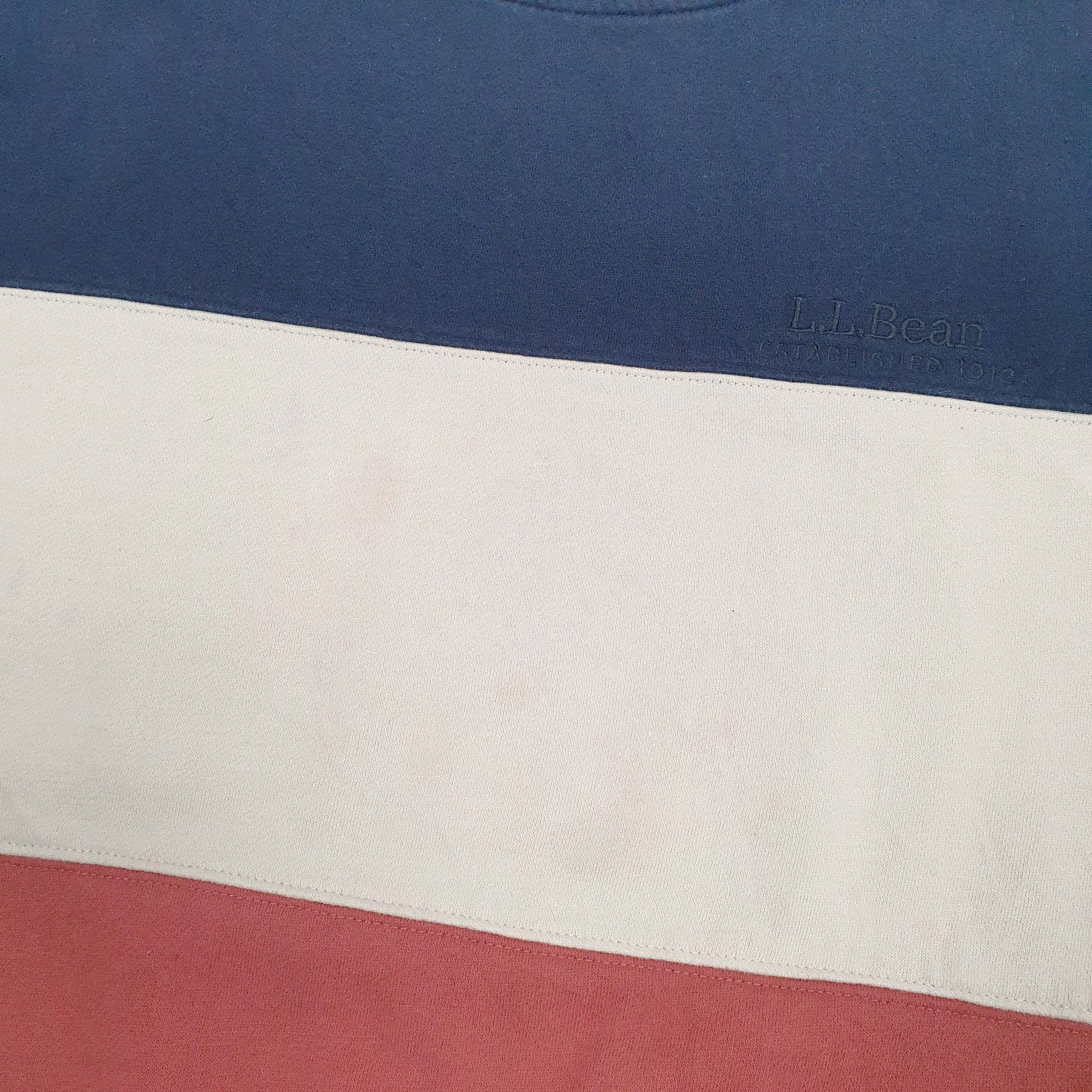 Mens Red L.L.Bean Vintage 90s 00s Crewneck Jumper