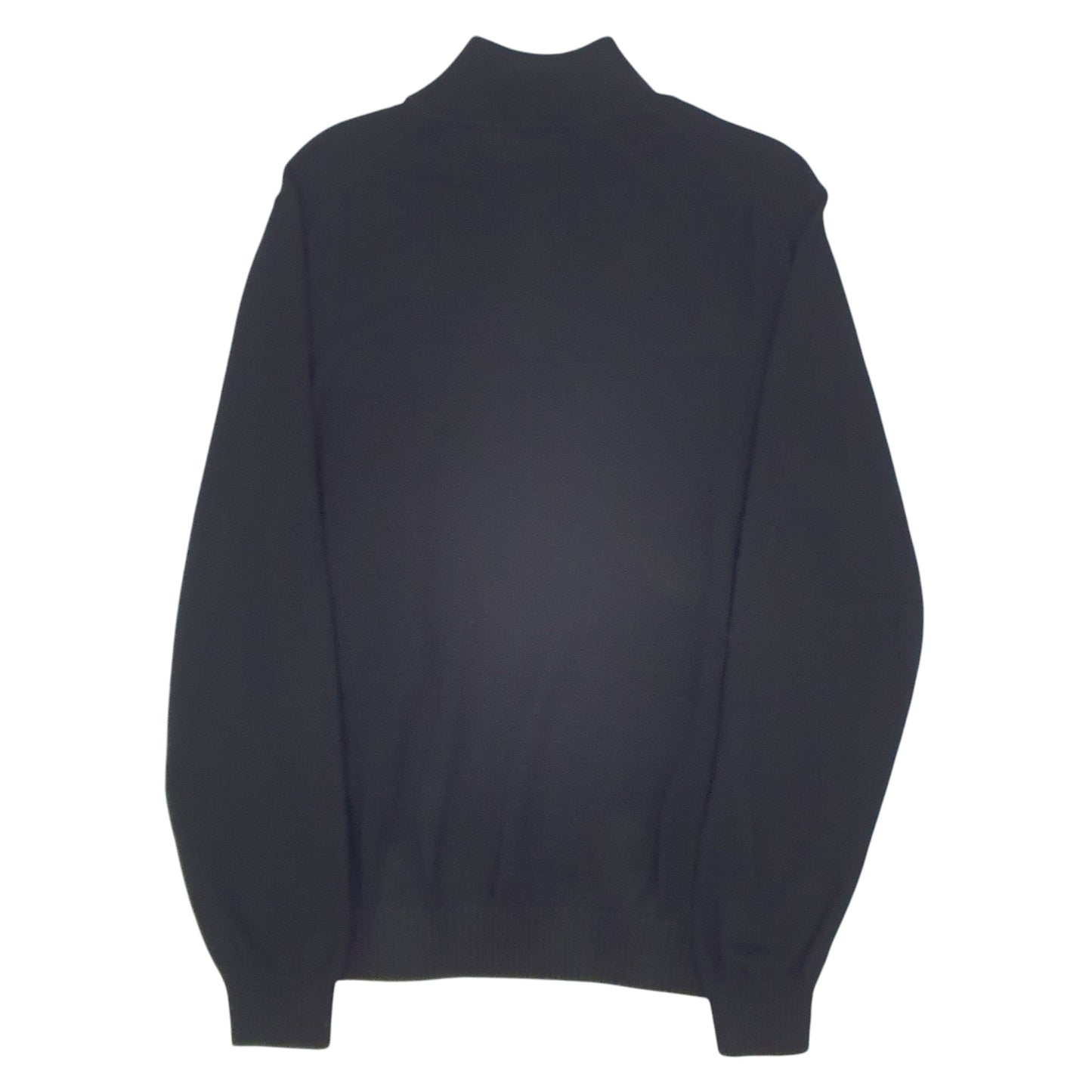 Mens Black Nautica Knitwear Quarter Zip Jumper