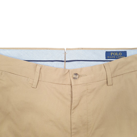 Mens Tan Polo Ralph Lauren Stretch Classic Chino Trousers
