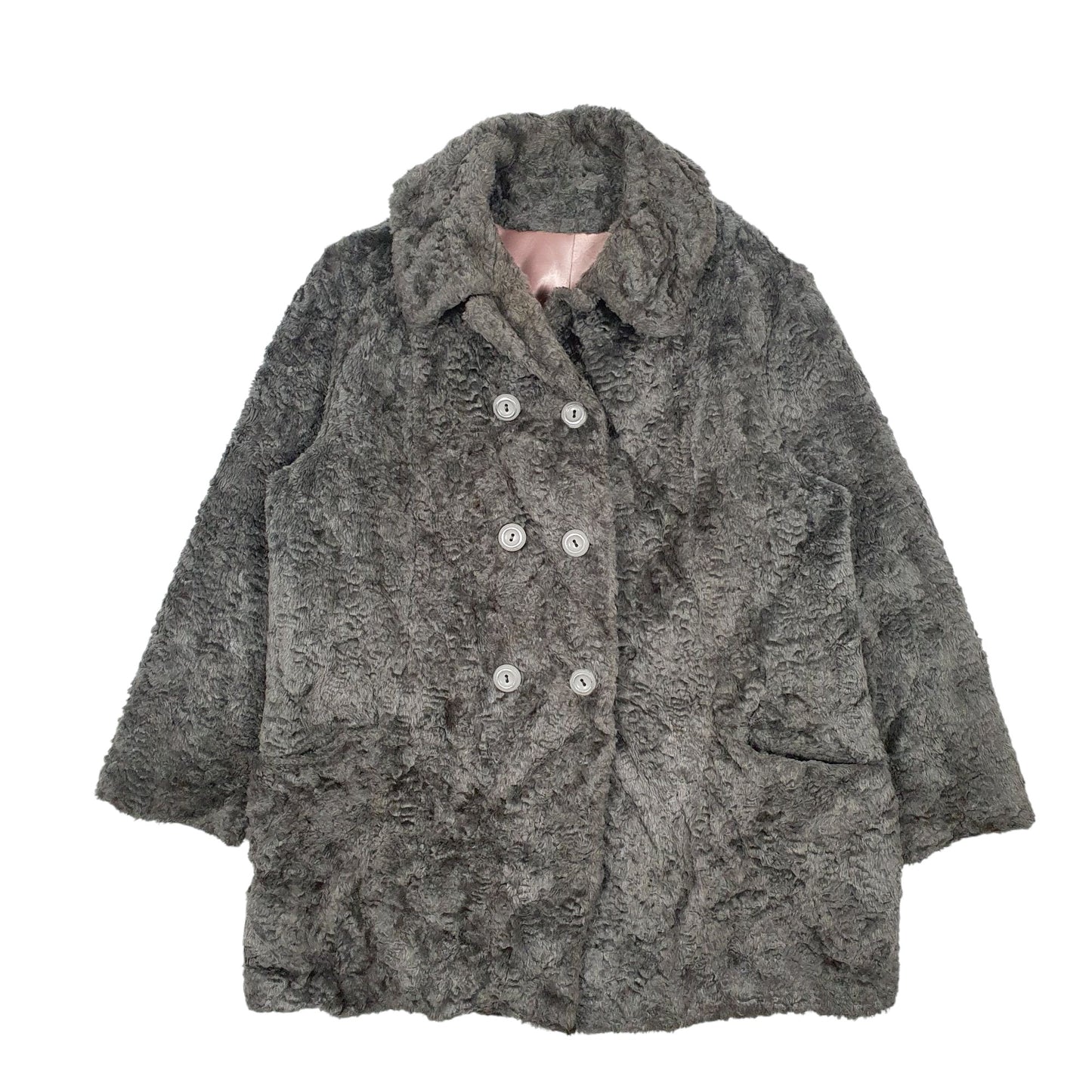 Womens Grey Unbranded Vintage  Coat