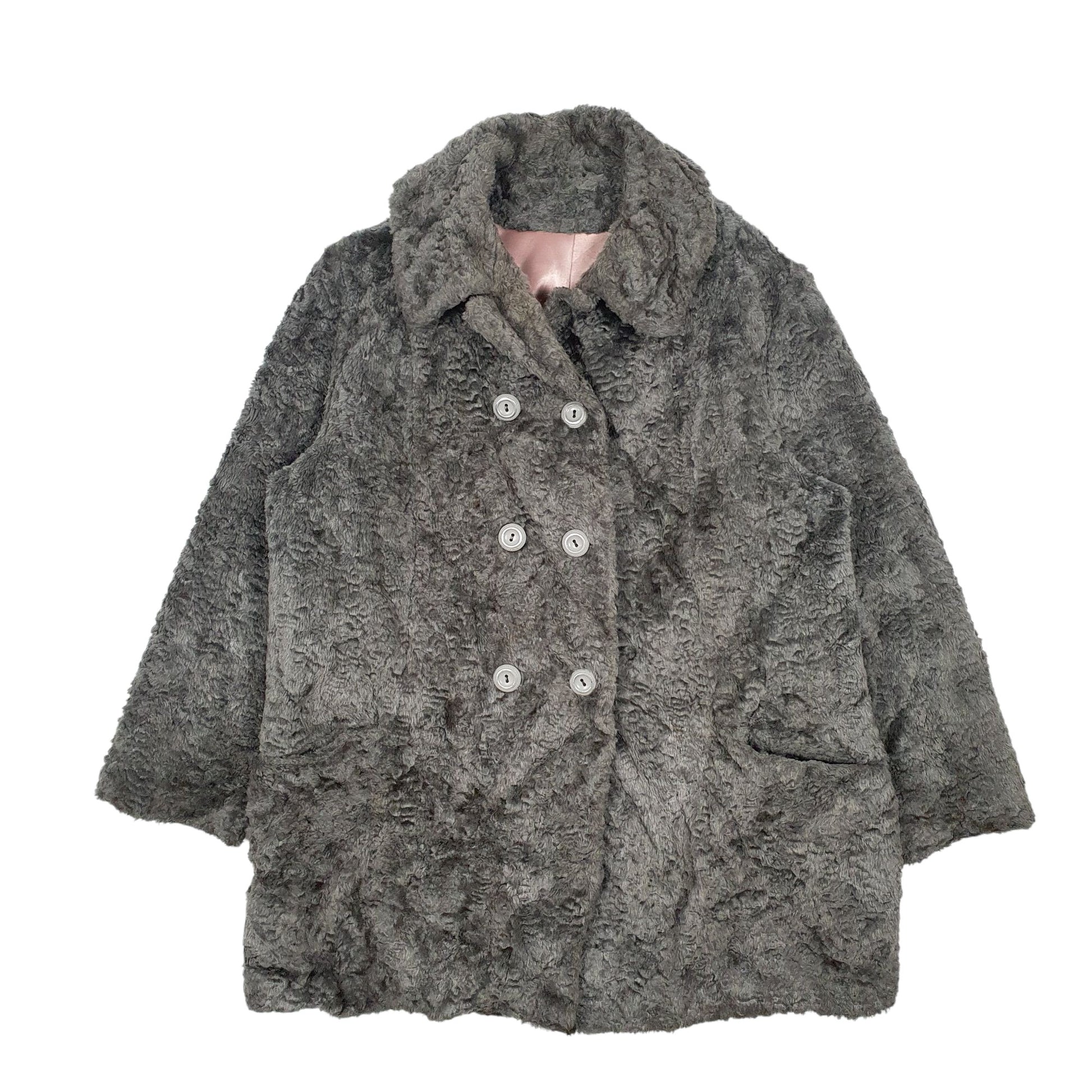 Womens Grey Unbranded Vintage  Coat