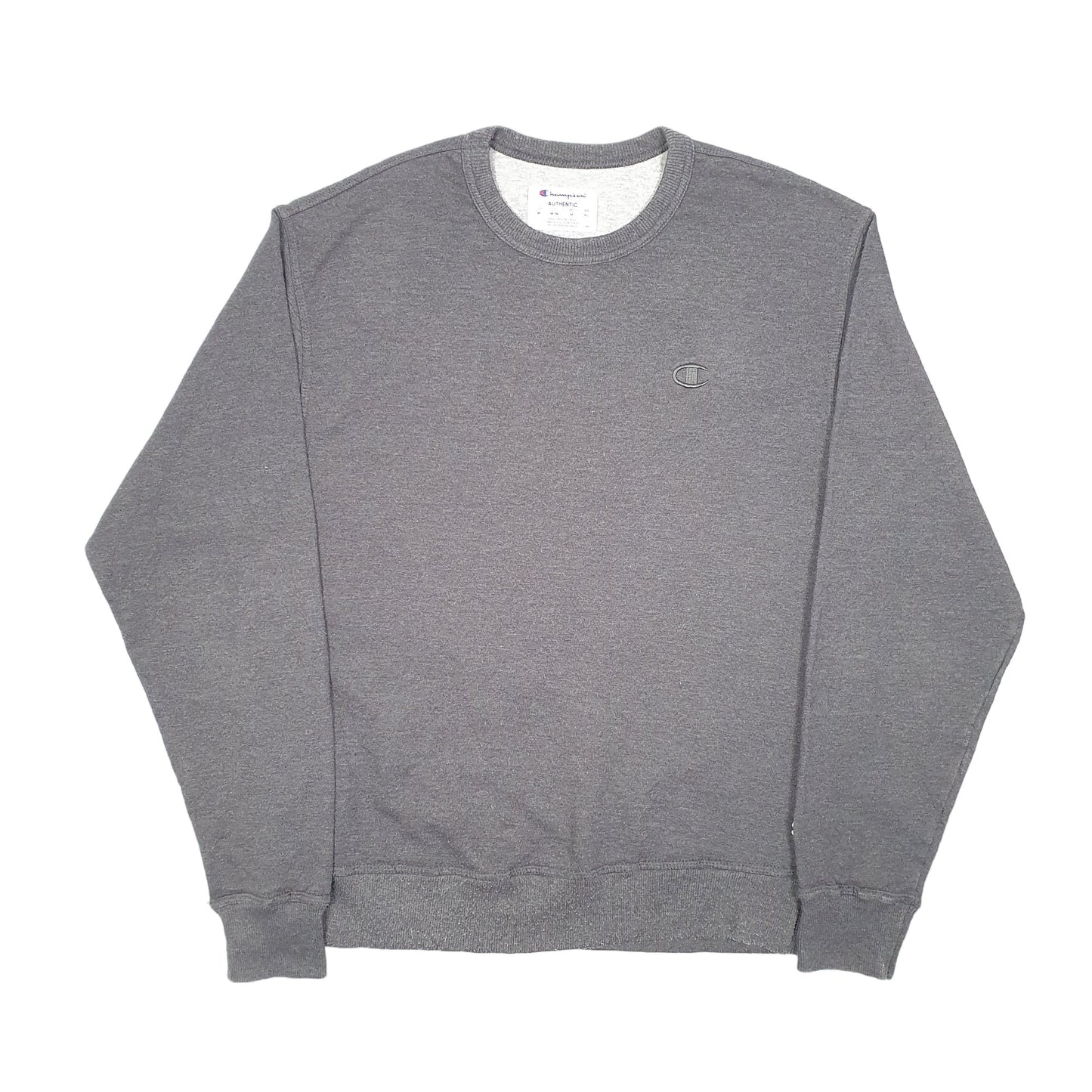 Mens Grey Champion  Crewneck Jumper