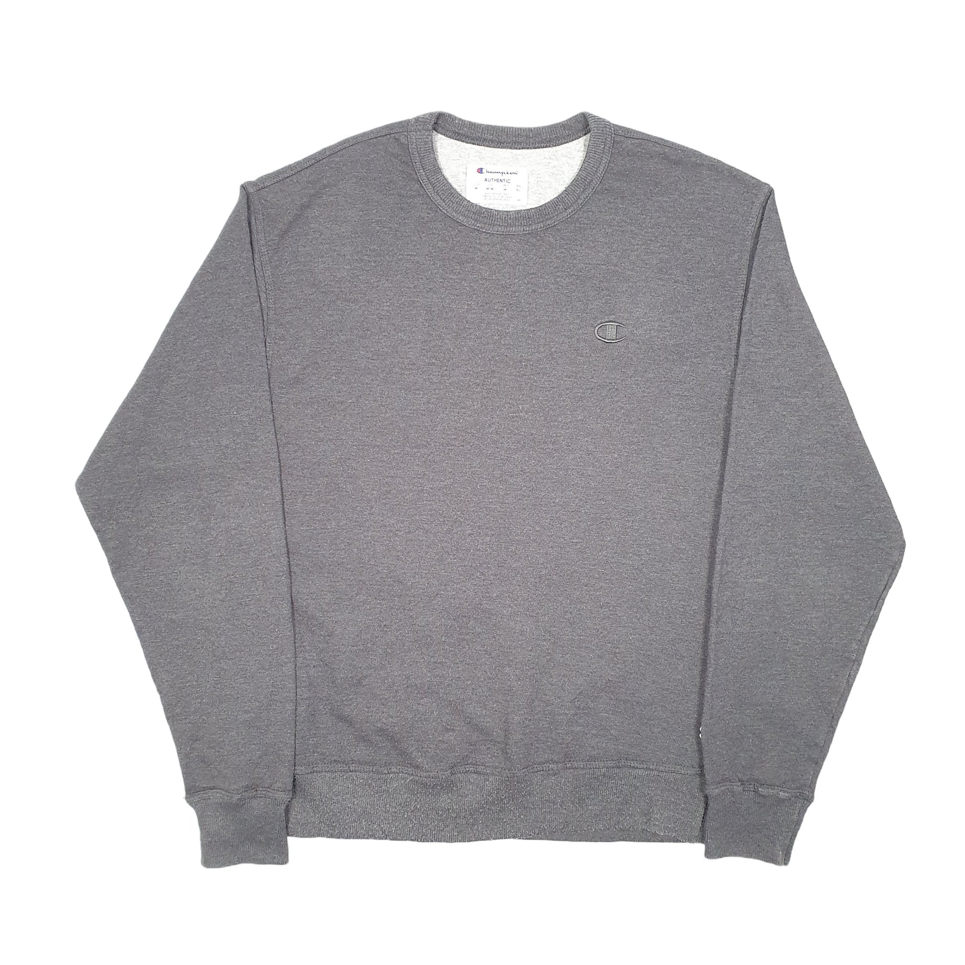 Mens Grey Champion  Crewneck Jumper