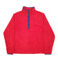 Mens Red L.L.Bean  Quarter Zip Jumper