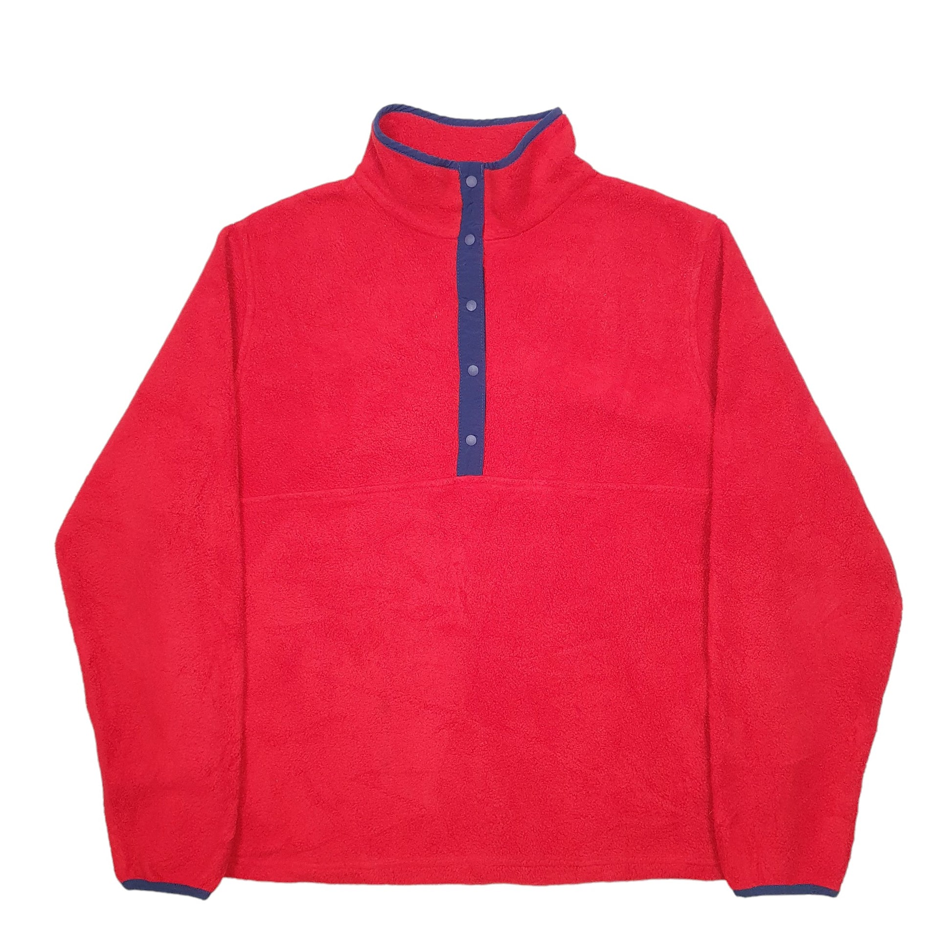 Mens Red L.L.Bean  Quarter Zip Jumper