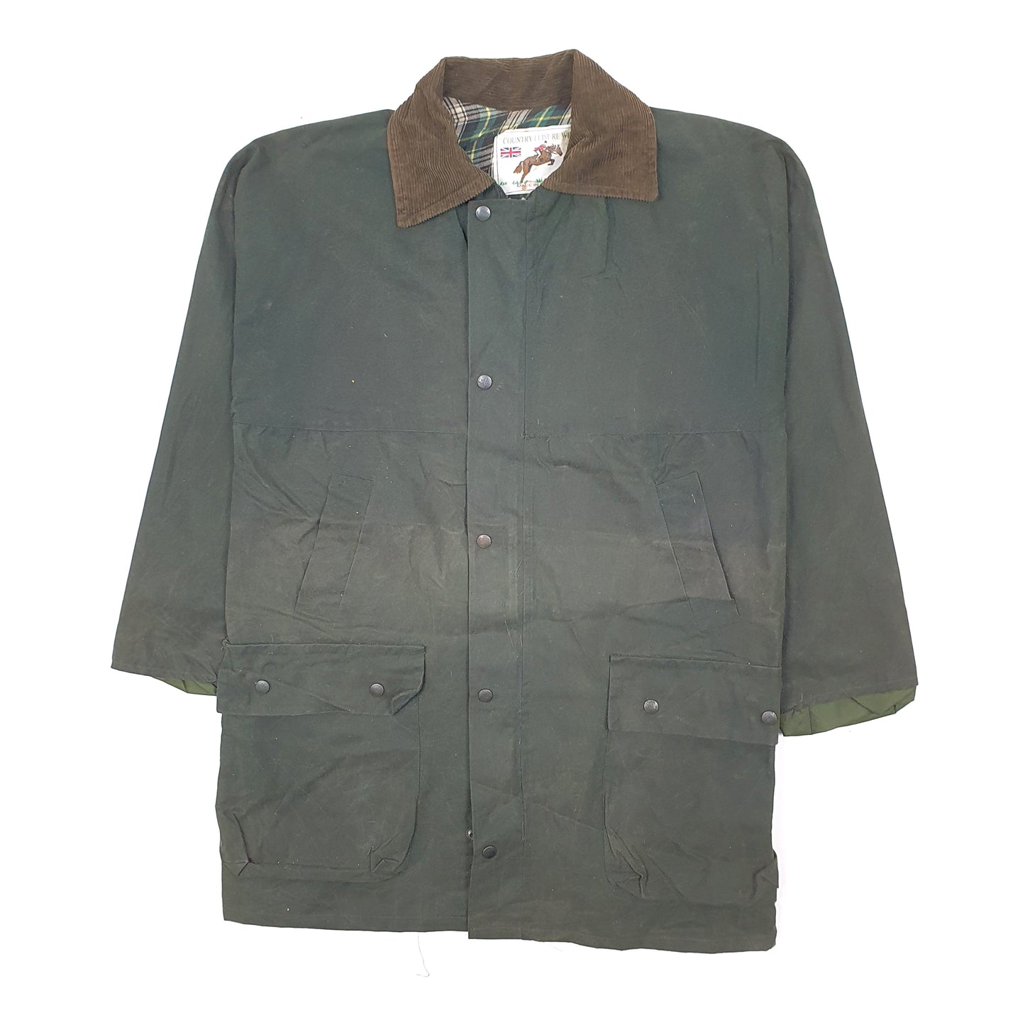 Mens Green Country Leisure Wear   Coat