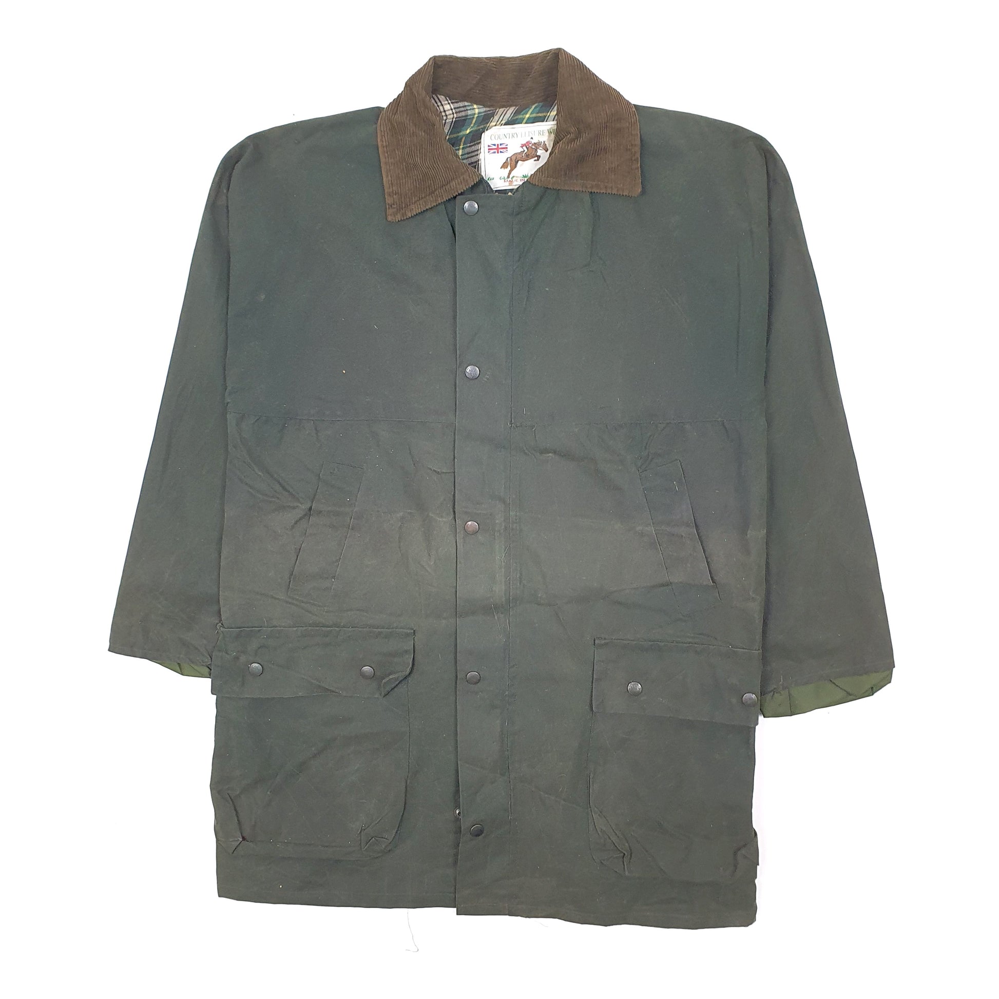 Mens Green Country Leisure Wear   Coat