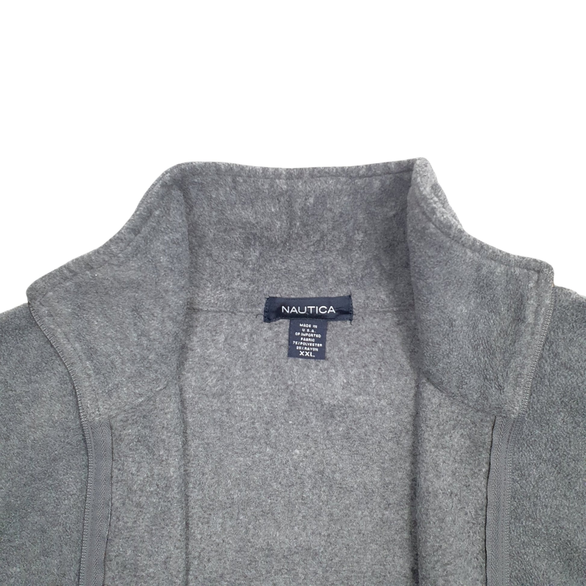 Mens Grey Nautica Made In USA Hoodie Coat