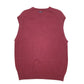 Mens Burgundy Nautica Knit Tank Top Jumper