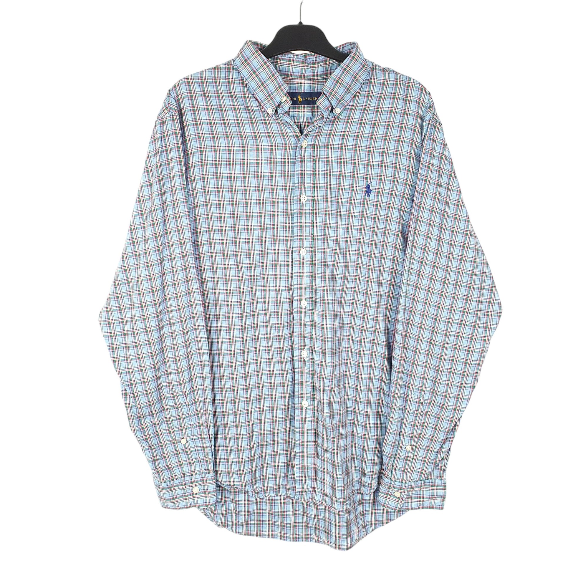 Mens Blue Ralph Lauren  Long Sleeve Shirt