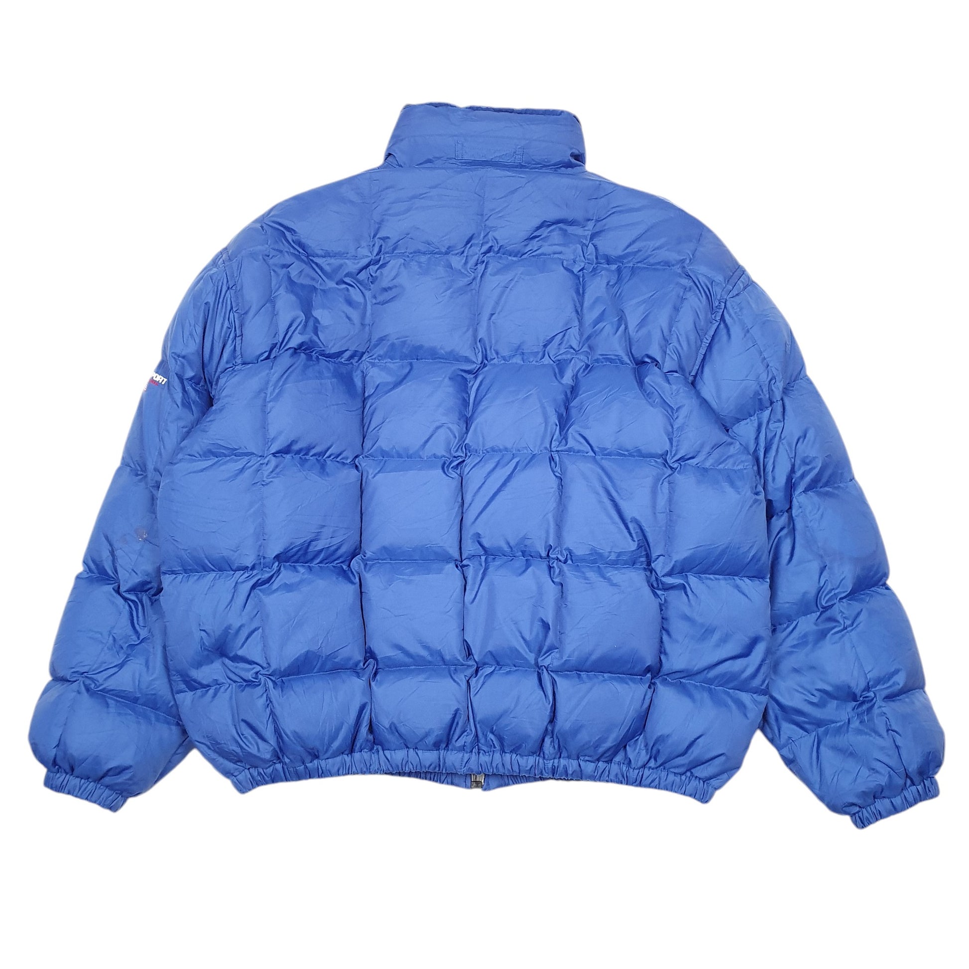 Mens Blue Ralph Lauren Vintage Polo Sport 90s  Coat