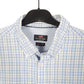 Mens Blue U.S. Polo Assn. 2 Ply Yarns Short Sleeve Shirt
