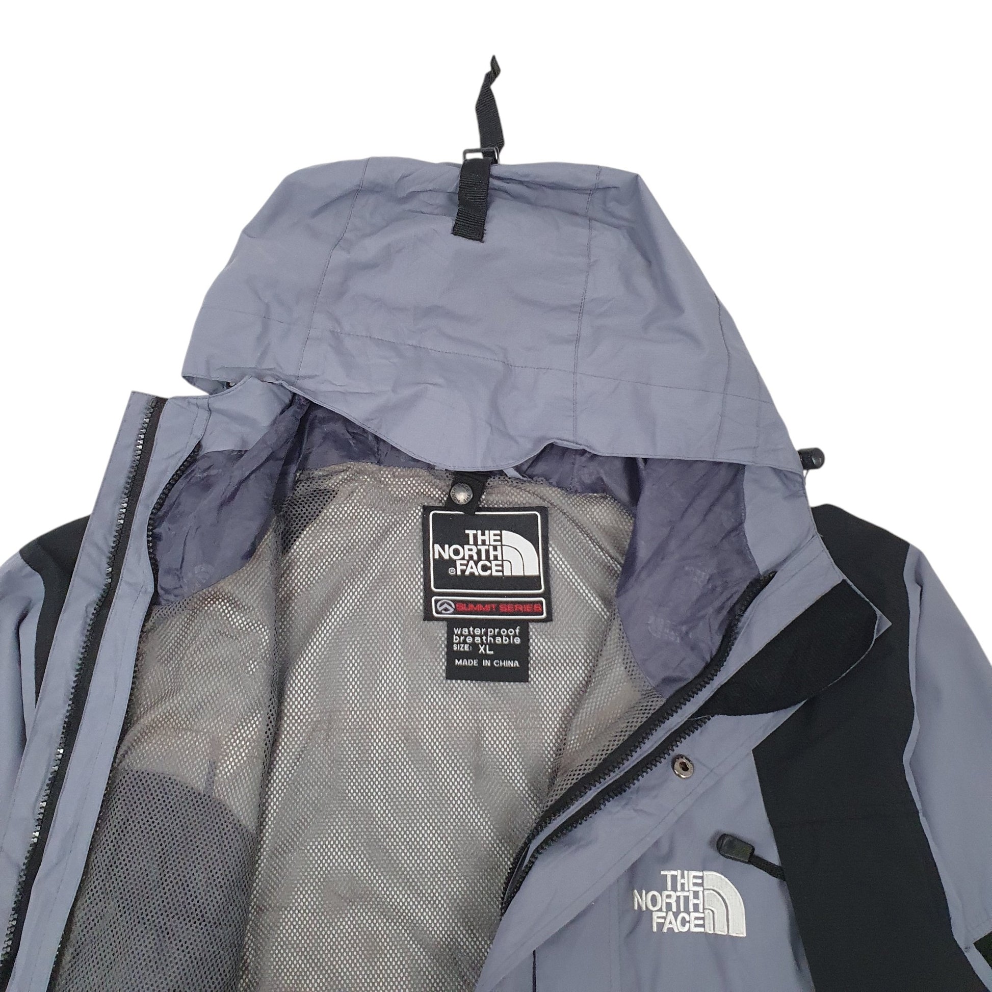 Mens Grey The North Face Summit Series Gore-Tex Vintage 00s  Coat