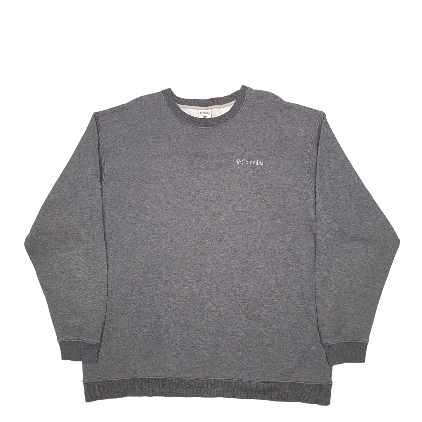 Mens Grey Columbia  Crewneck Jumper