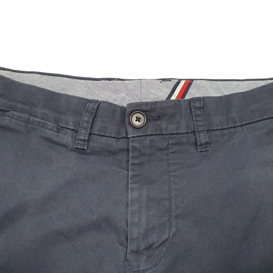 Mens Navy Tommy Hilfiger Tapered Chino Trousers