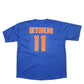 Mens Blue Unbranded MLB Baseball Jersey Austin Mets Short Sleeve T Shirt