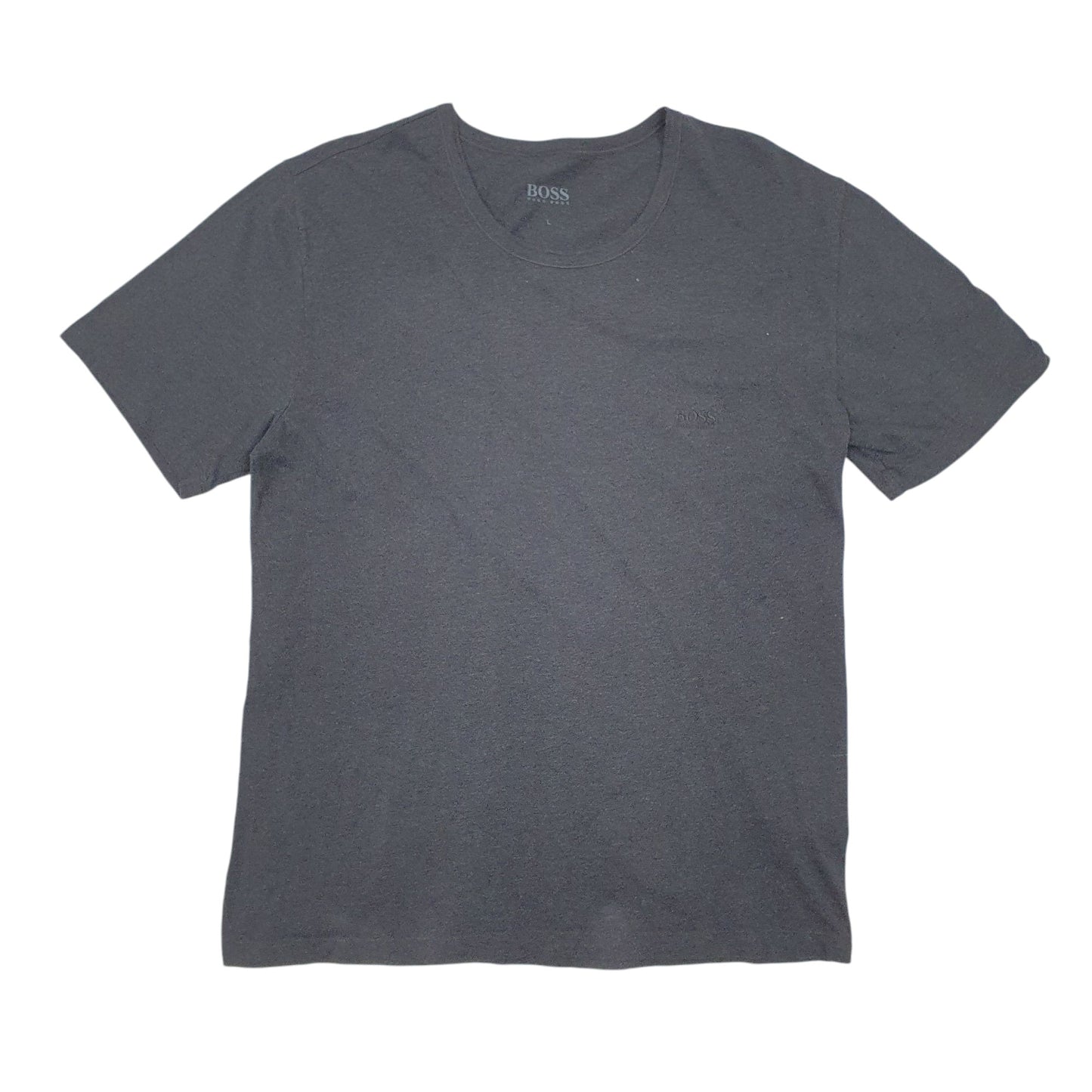 Mens Grey Hugo Boss  Short Sleeve T Shirt
