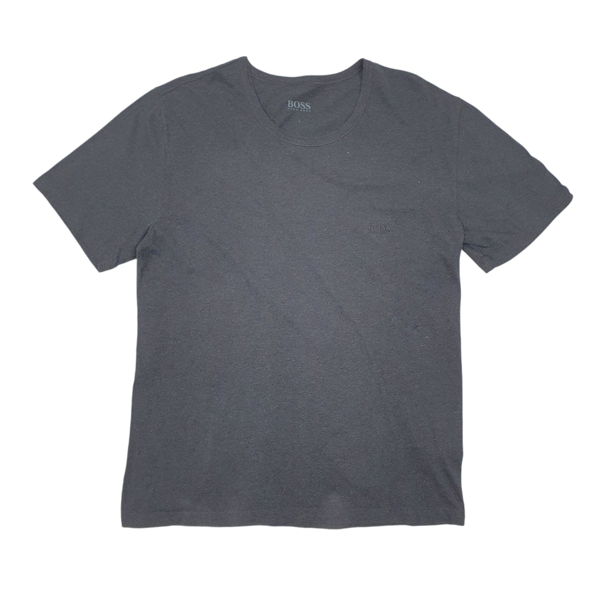Mens Grey Hugo Boss  Short Sleeve T Shirt