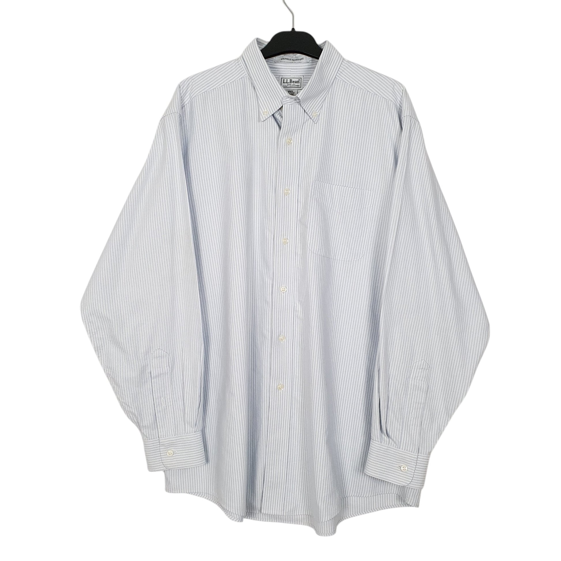 Mens Blue L.L.Bean  Long Sleeve Shirt