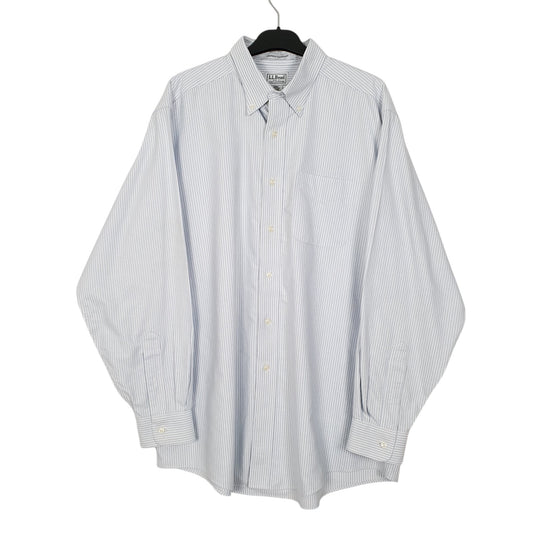 Mens Blue L.L.Bean  Long Sleeve Shirt