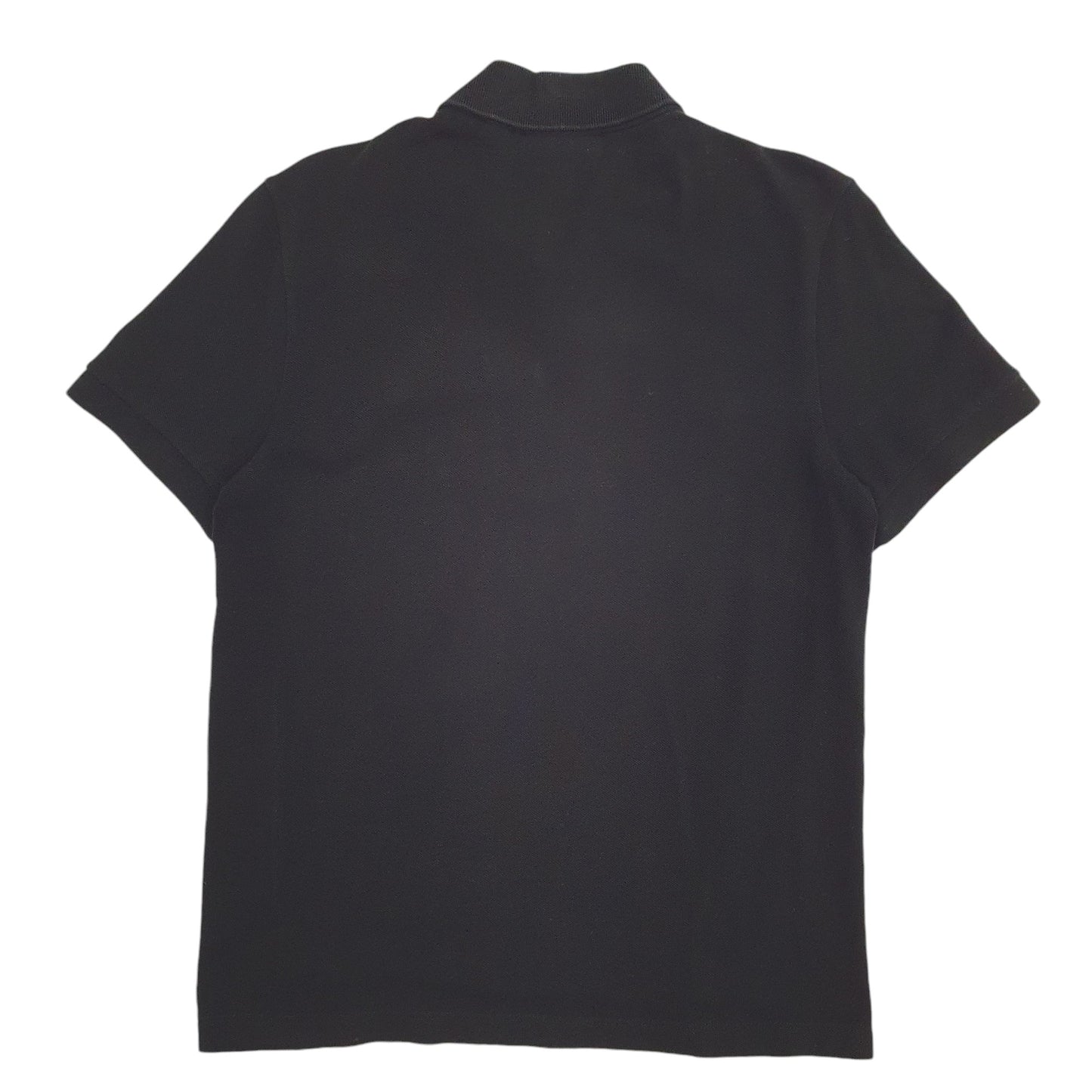 Mens Black Lacoste  Short Sleeve Polo Shirt