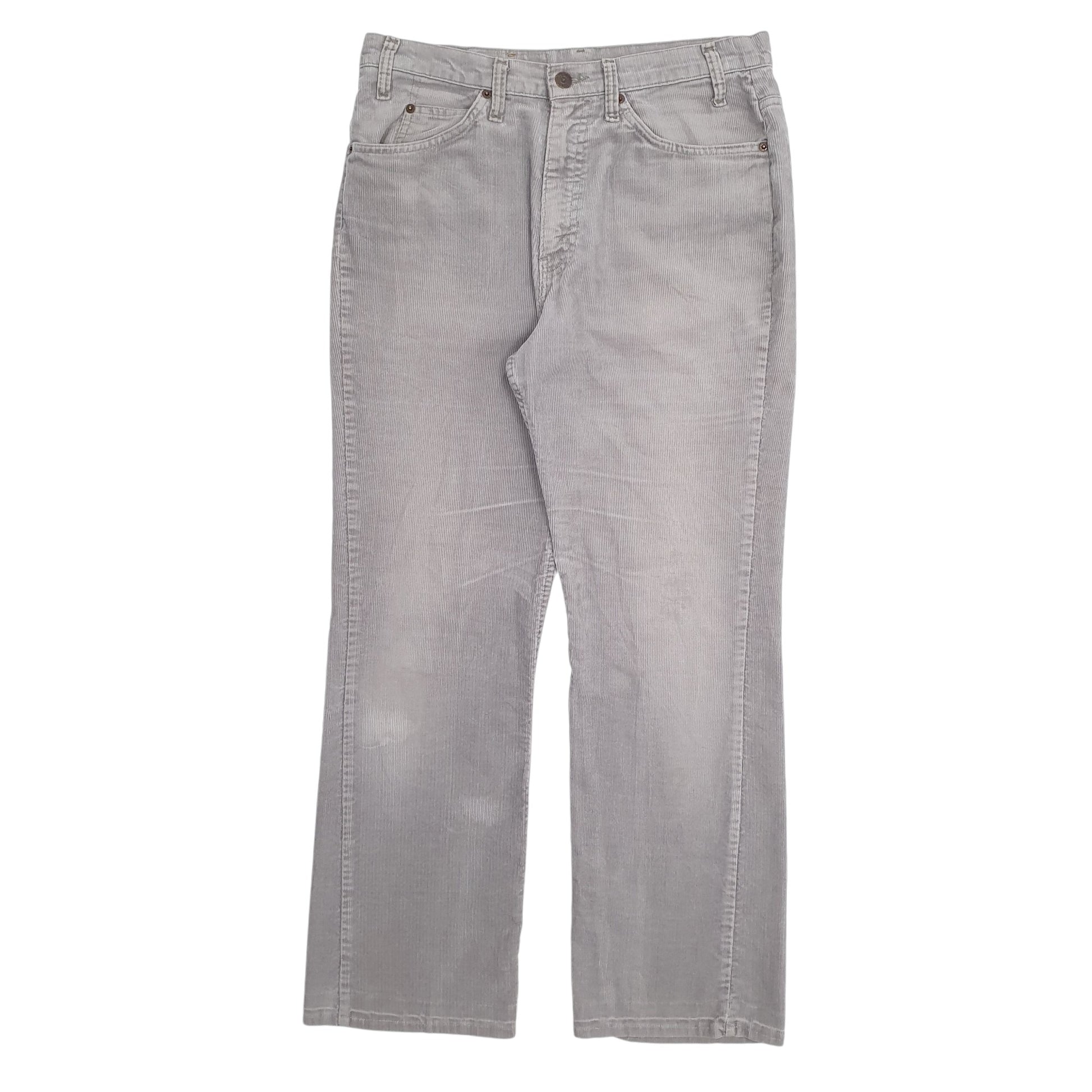 Mens Grey Levis  Corduroy Trousers