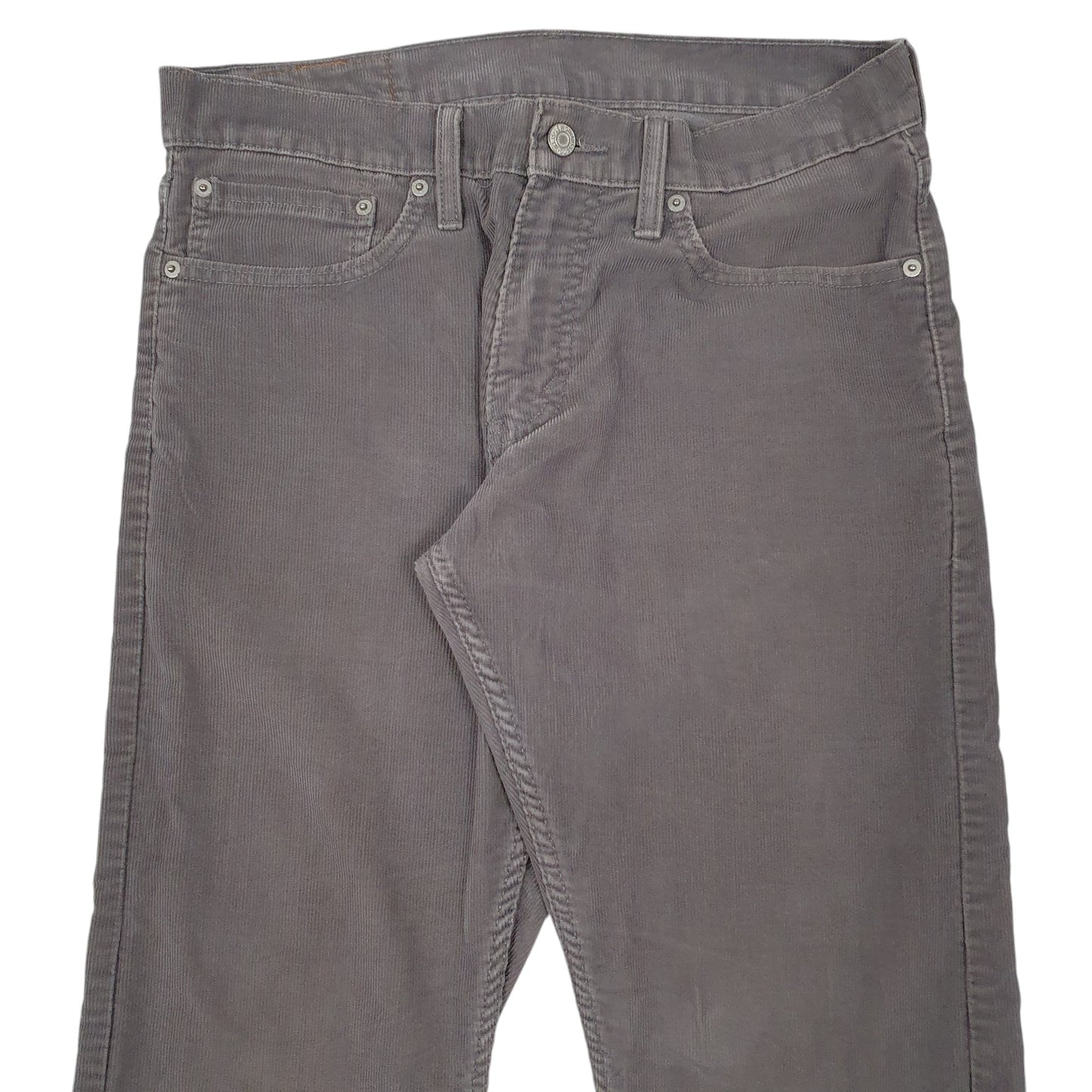 Mens Grey Levis  Corduroy Trousers