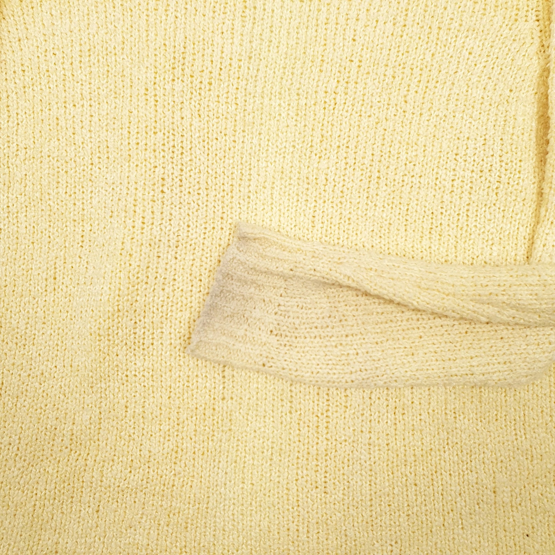 Womens Yellow Le Roy Vintage Knitwear Cardigan Jumper