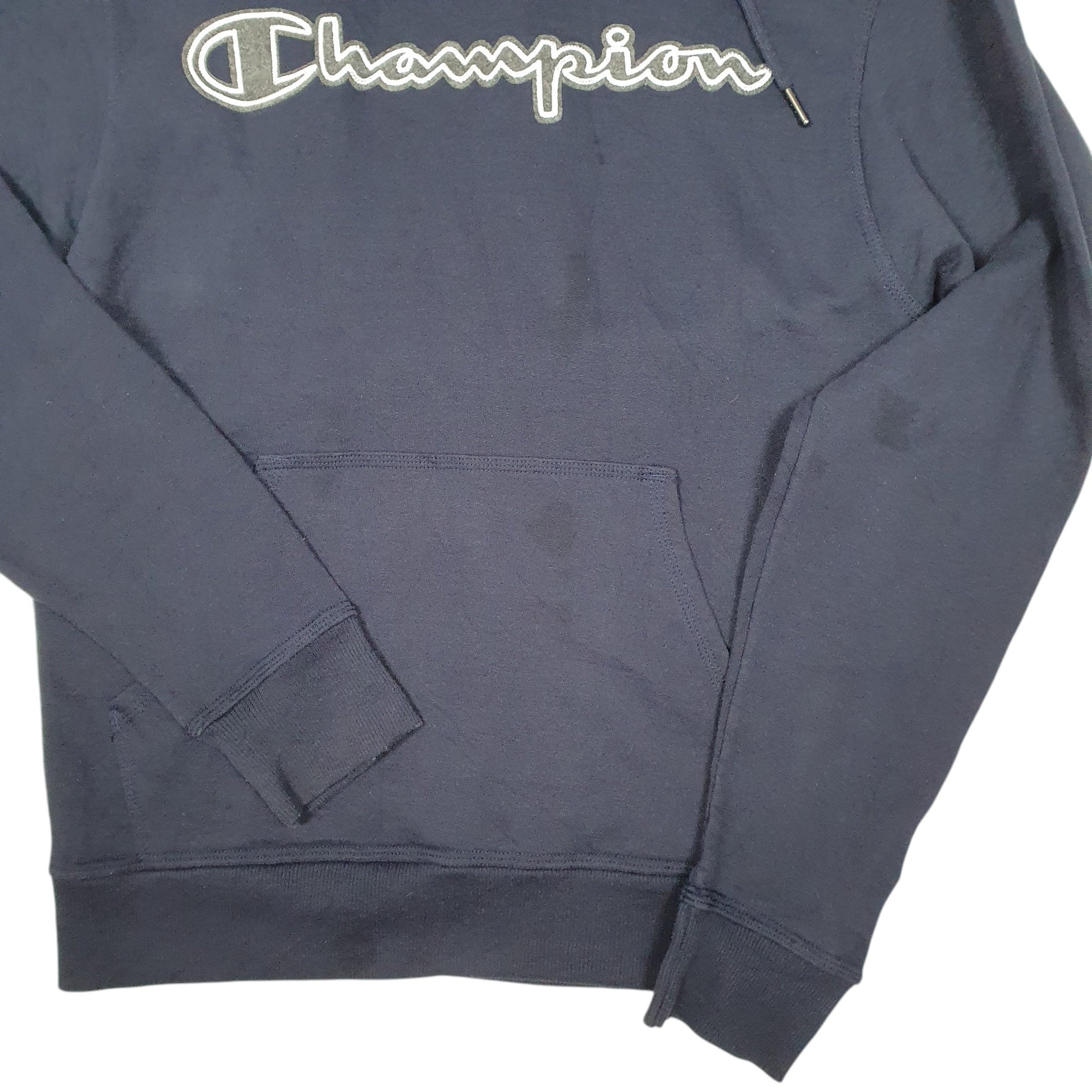 Mens Navy Champion  Hoodie Jumper