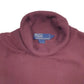 Mens Burgundy Ralph Lauren  Turtleneck Jumper