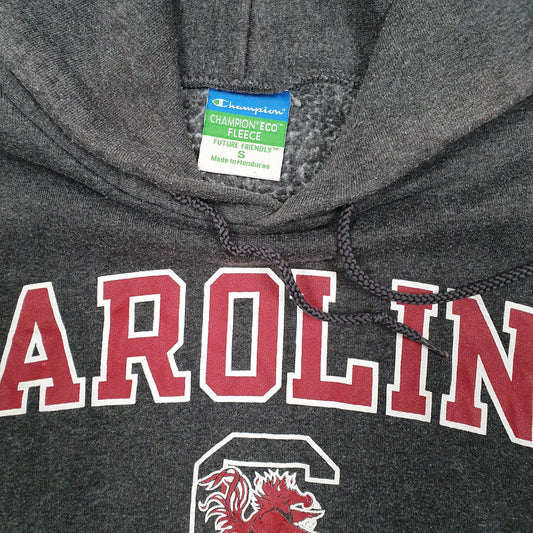 Mens Grey Champion Carolina Hoodie Jumper