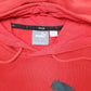 Mens Red Puma Spellout Hoodie Jumper