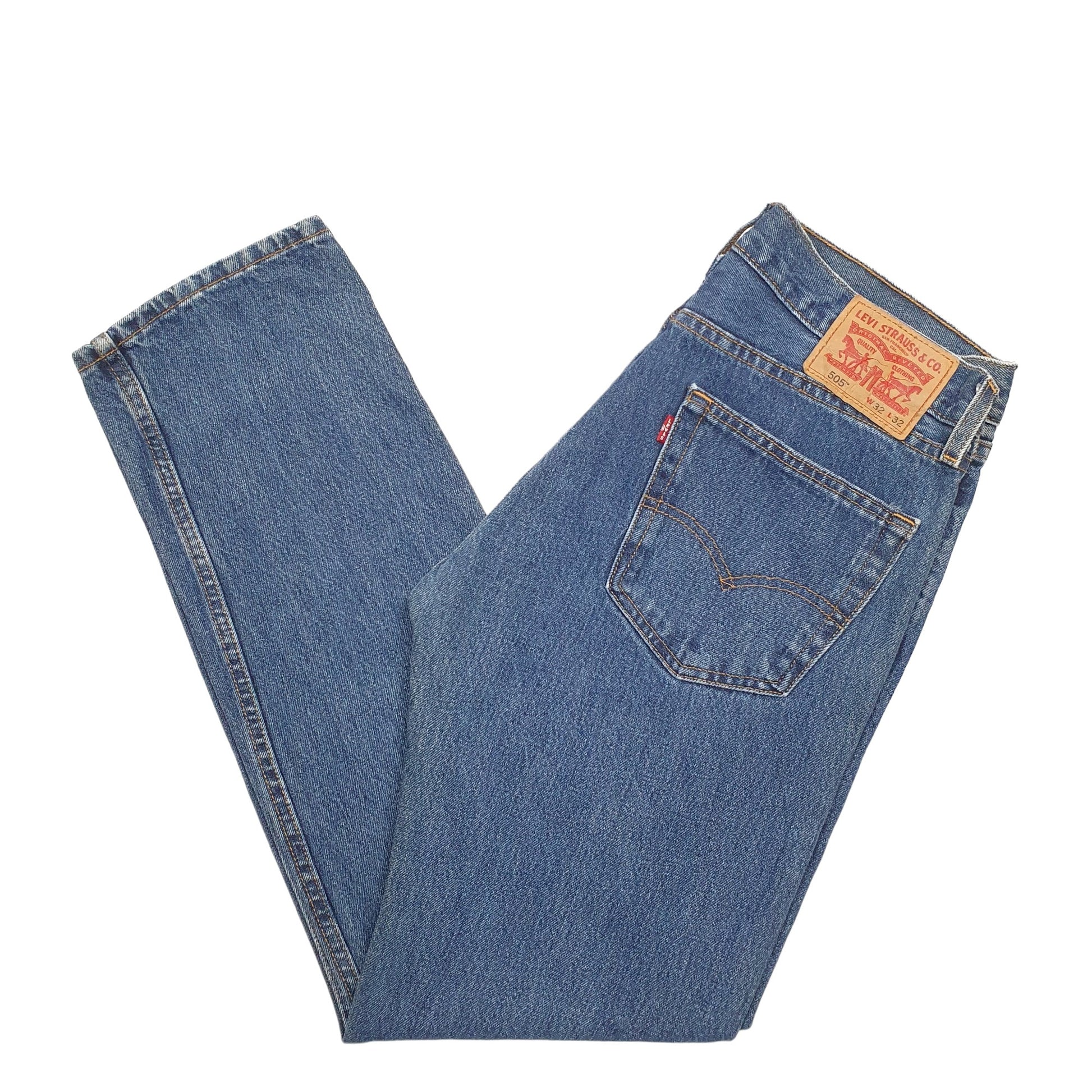 Mens Blue Levis  505 JeansW32 L32