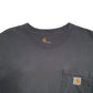 Mens Black Carhartt  Short Sleeve T Shirt