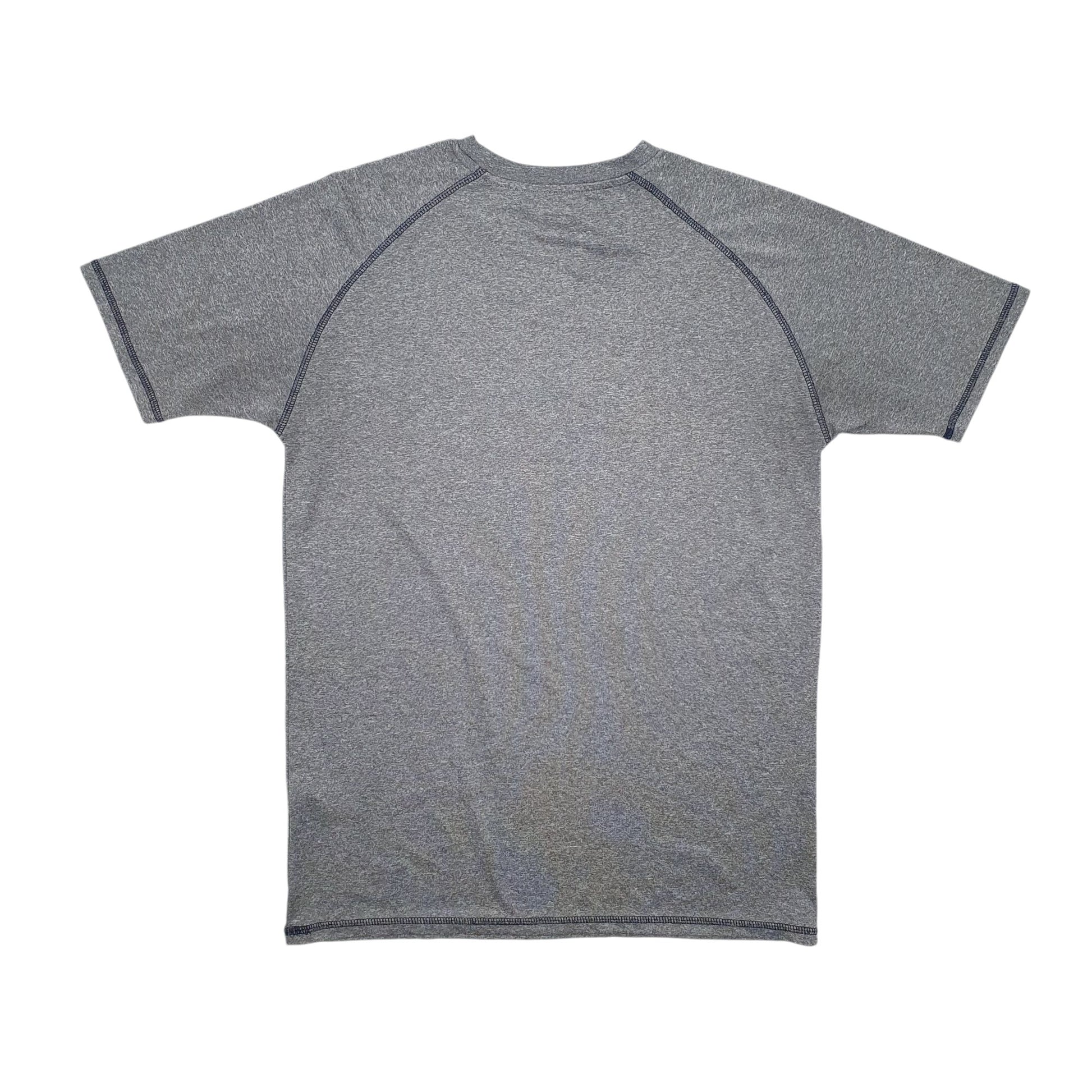 Mens Grey KA Knights Active Wear Bulldog Football Short Sleeve T Shirt