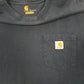 Mens Navy Carhartt  Long Sleeve T Shirt