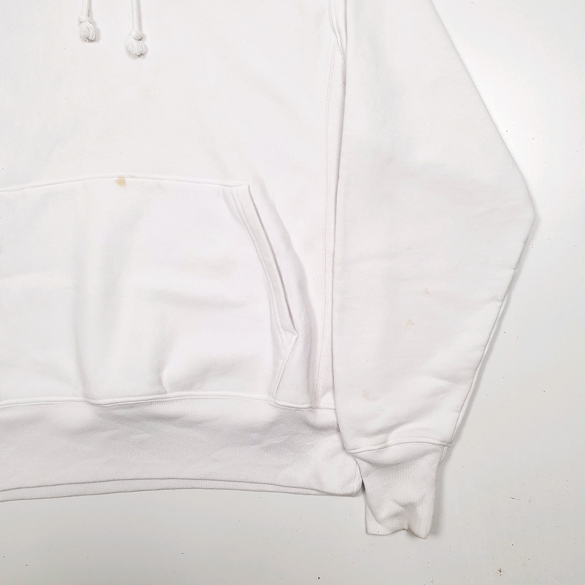 Mens White Champion  Hoodie Jumper