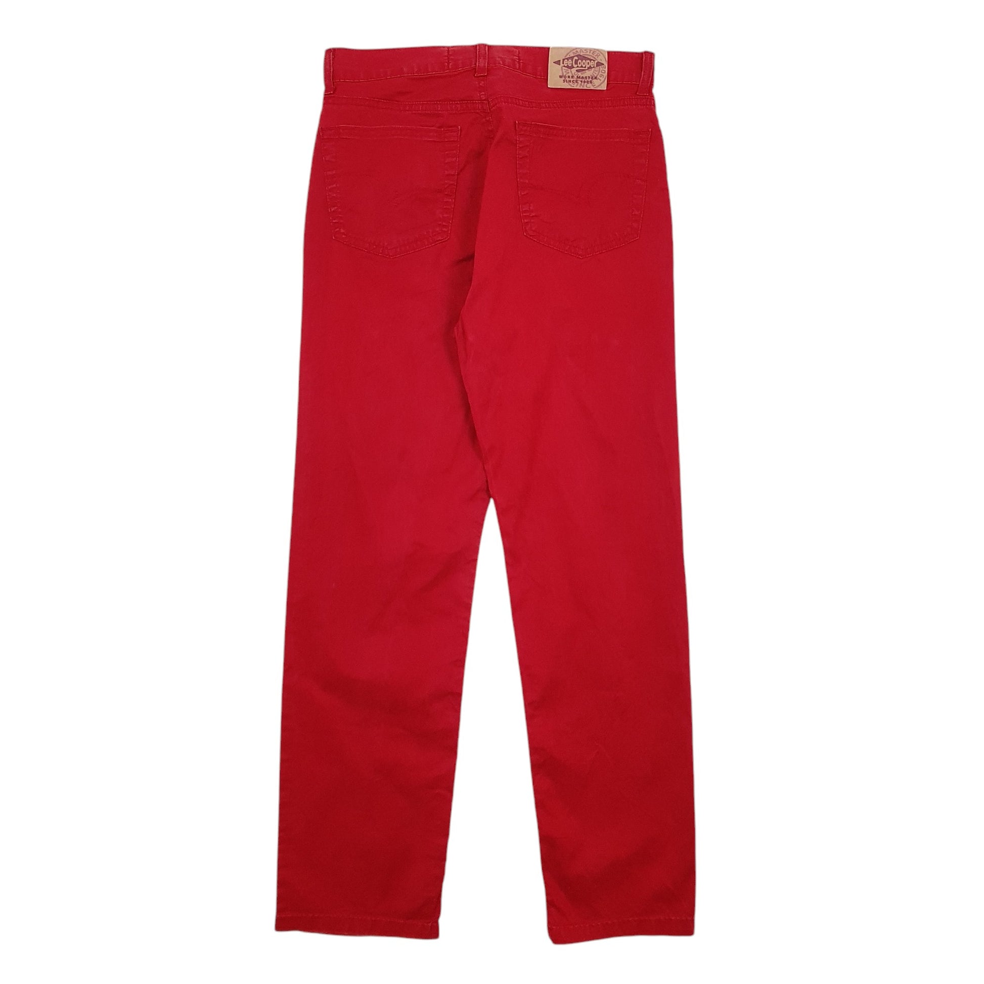 Mens Red Lee Cooper  Chino Trousers
