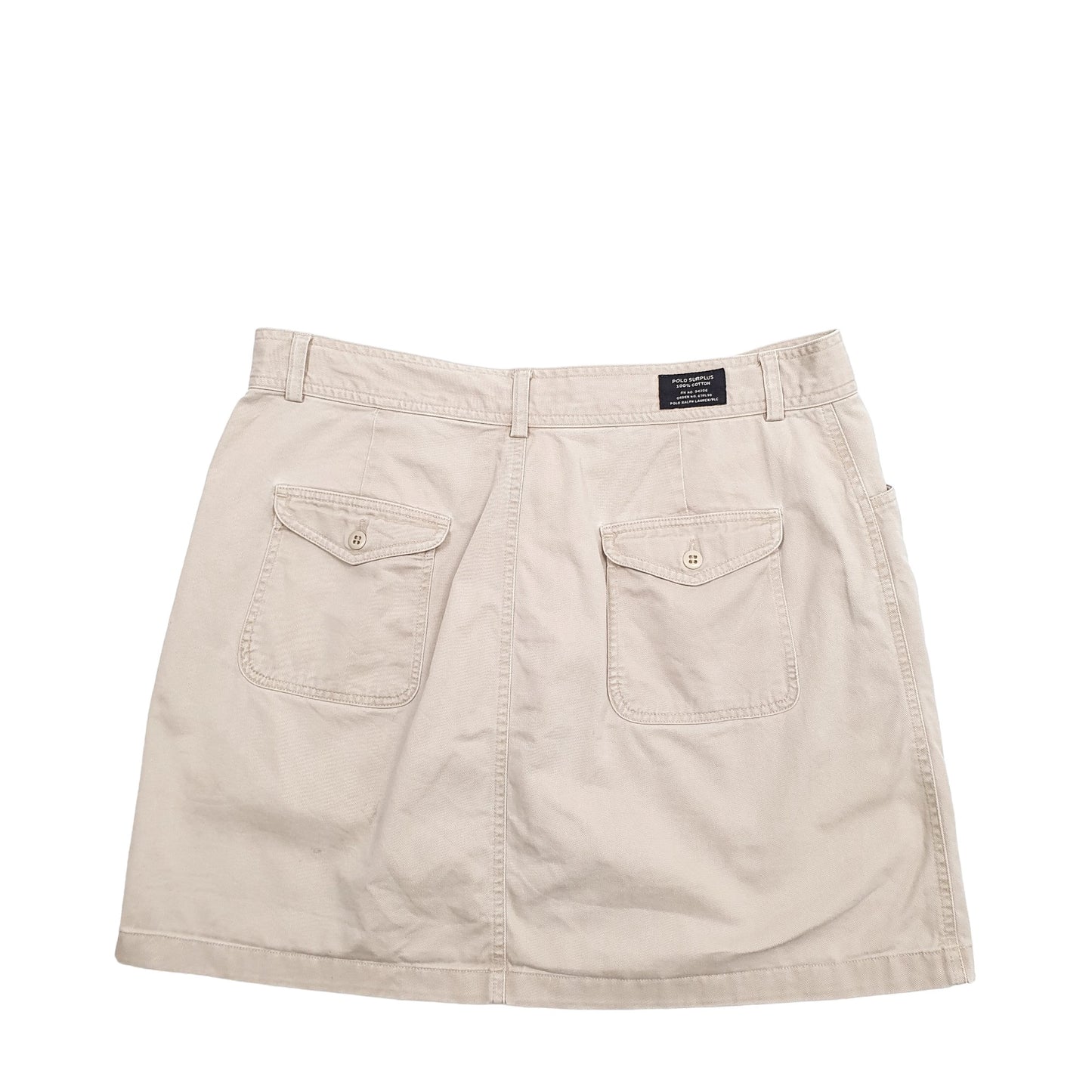 Womens Beige Ralph Lauren Skirt Chino Shorts