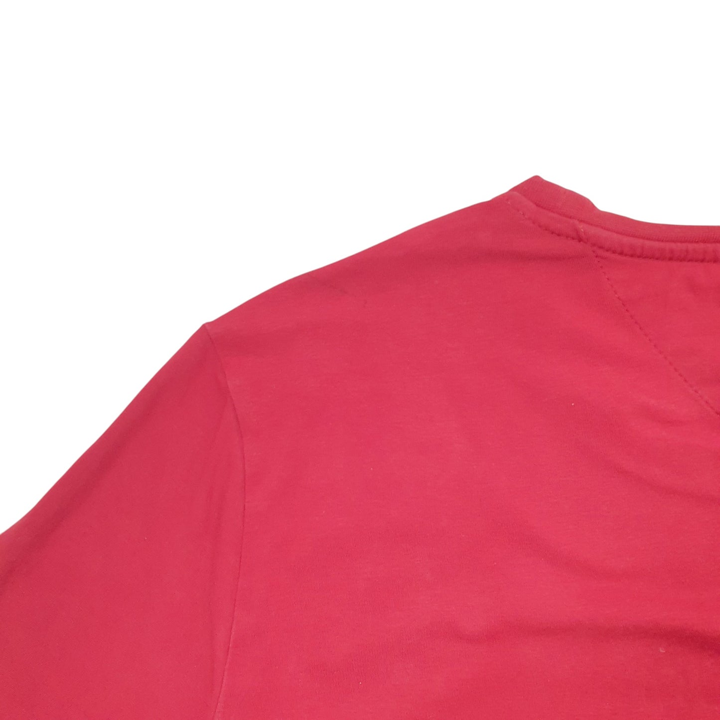 Mens Red Tommy Hilfiger Spellout Short Sleeve T Shirt