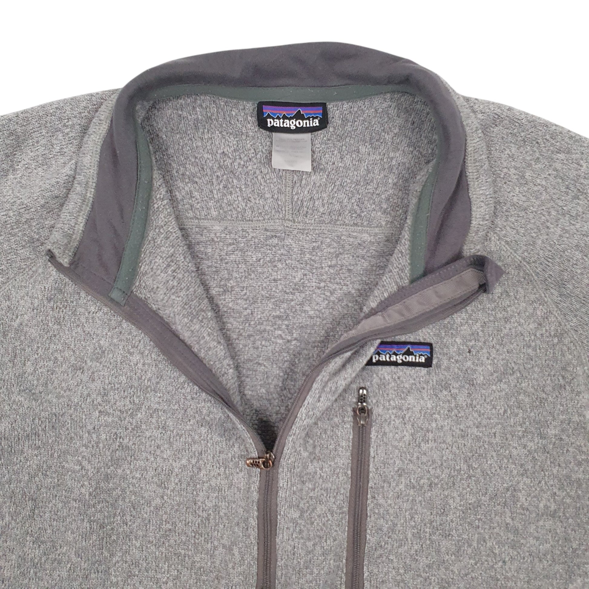 Mens Grey Patagonia  Quarter Zip Jumper