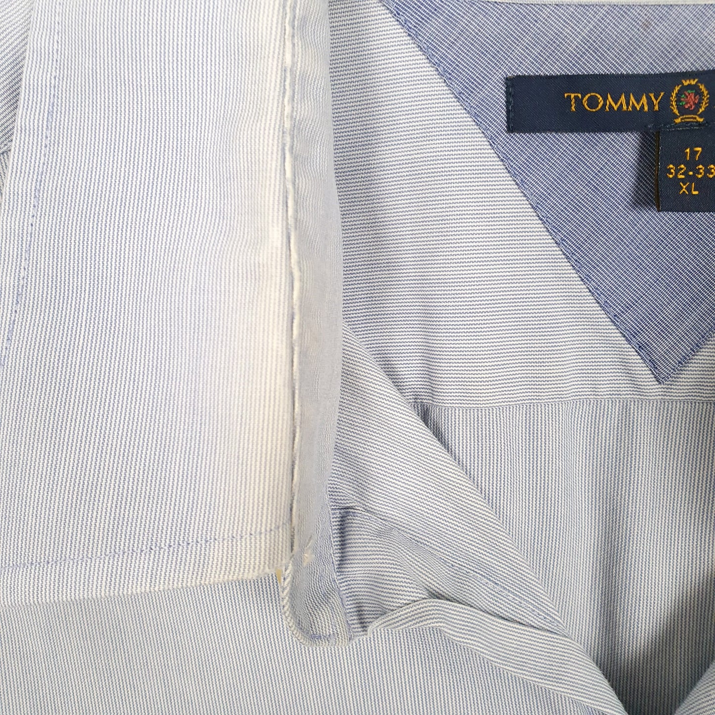 Mens Blue Tommy Hilfiger  Long Sleeve Shirt